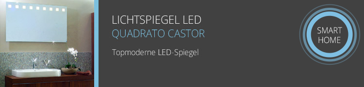 Smart Spiegel Quadrato Castor LED