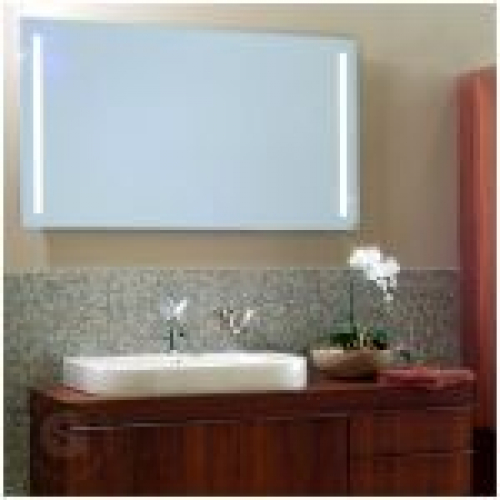 Badspiegel MILANO T5 hinterleuchtet 900 x 700 mm (Facette)